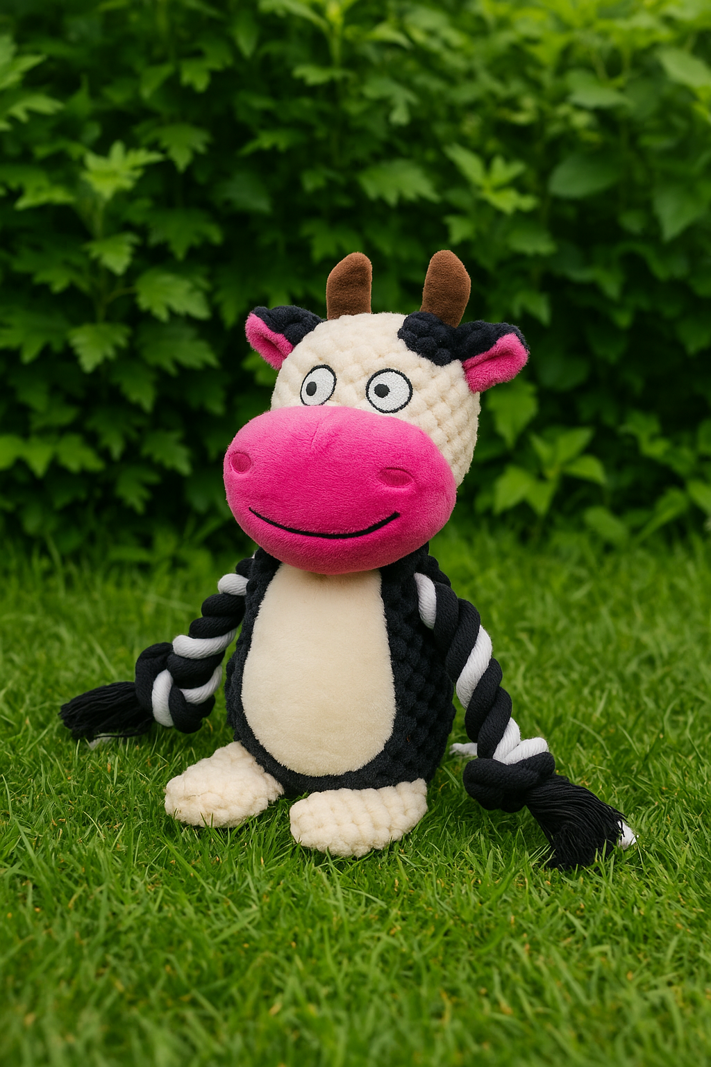 PetHug™ Brinquedo Sonoro de Pelúcia – Resistente, Seguro e Ideal para o Bem-Estar do Seu Cão