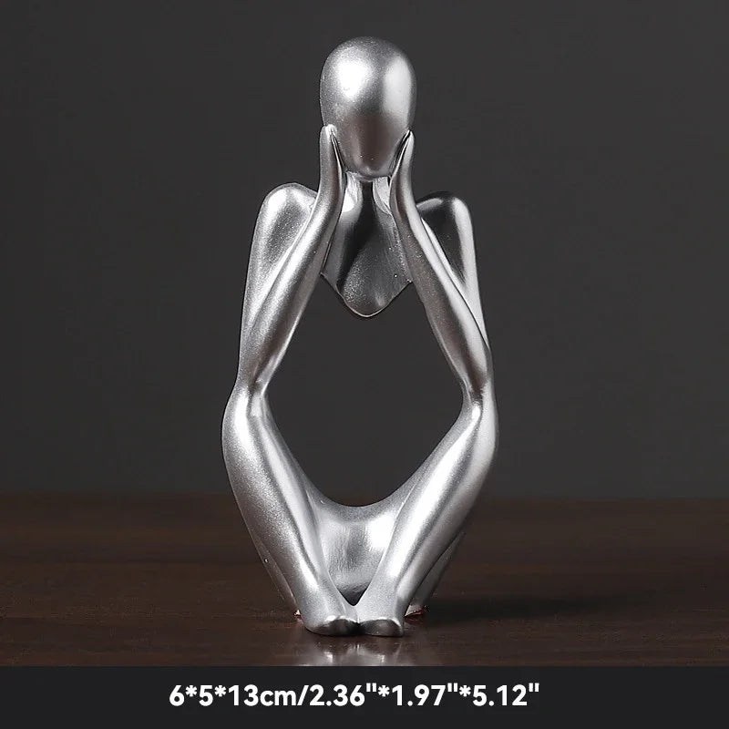 O Pensador – Escultura Abstrata Nórdica que Inspira Paz e Sofisticação ao Seu Espaço