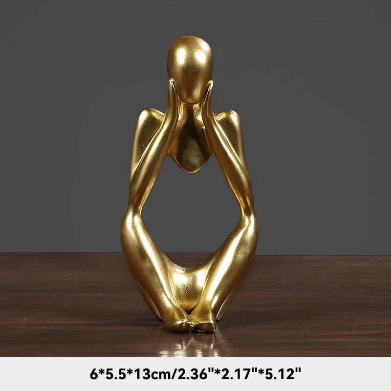 O Pensador – Escultura Abstrata Nórdica que Inspira Paz e Sofisticação ao Seu Espaço