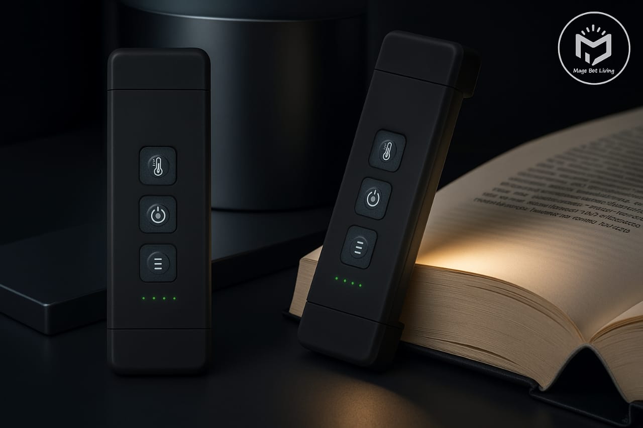 USB Rechargeable Clip-on Book Light with Timer