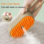 Escova A Vapor Para Gatos Cães 3 Em 1 Premium + Ebook