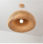 Luminária de Bambu Artesanal – Elegância e Aconchego Natural