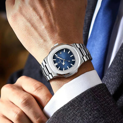 POEDAGAR Luxury Men's Waterproof Quartz Watch