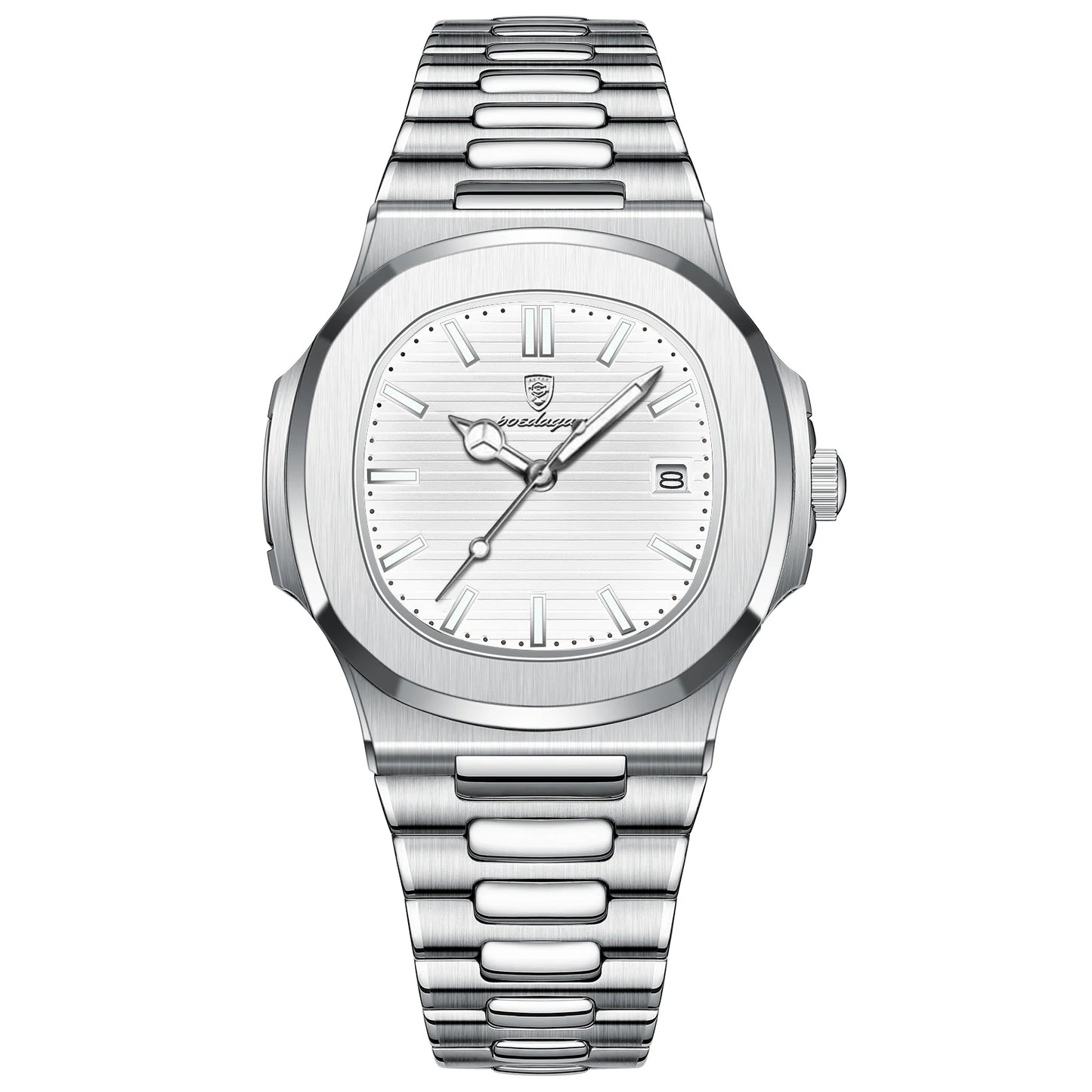 POEDAGAR Luxury Men's Waterproof Quartz Watch