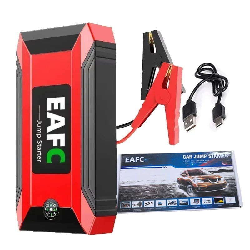 EAFC 12V Car Jump Start 600A-2000A Car Battery Starter Booster Auto Starting Device Emergency Start Portable Power Bank