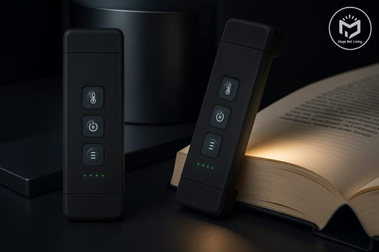 USB Rechargeable Clip-on Book Light with Timer